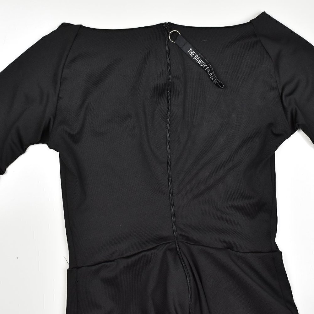 Bawdy Filter Movesuit Renaissance Romper Black XS - Picture 6 of 7